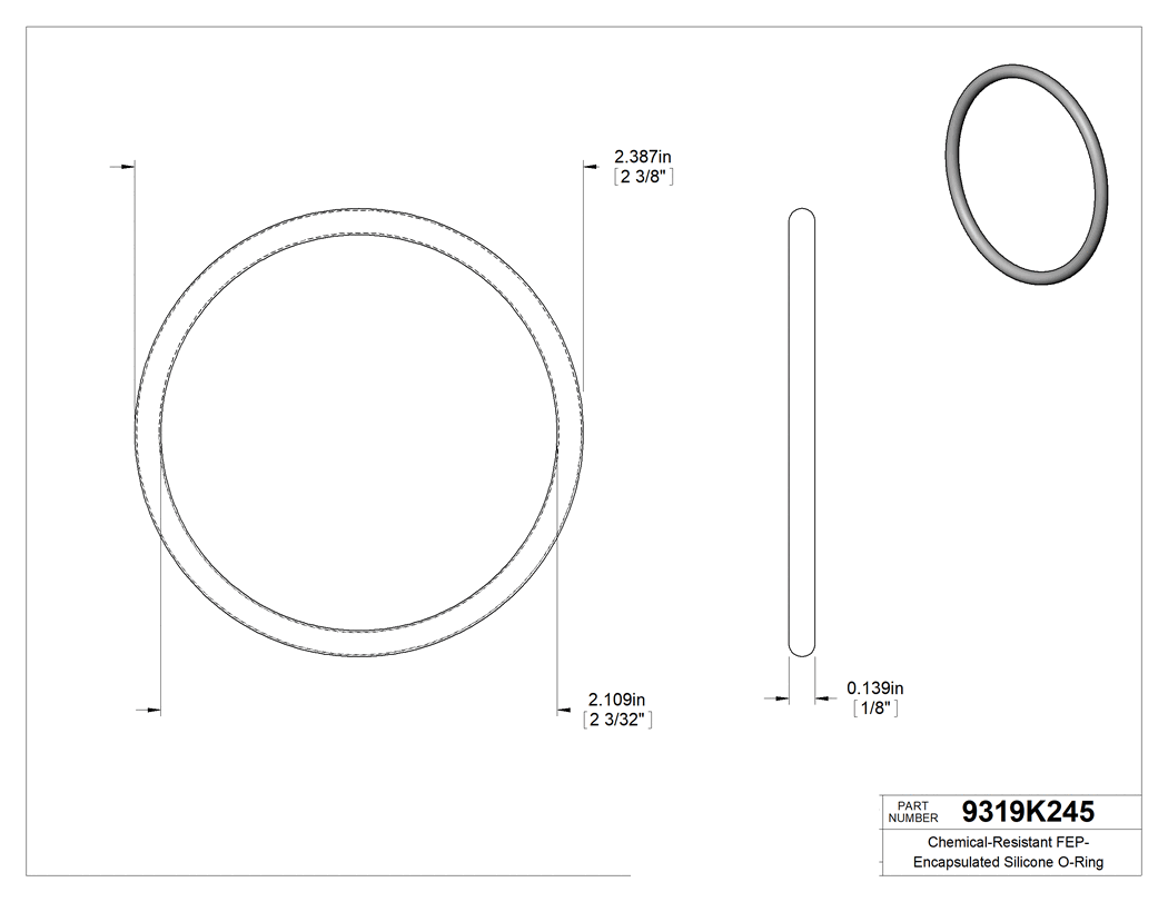 Technical drawing - 9319K245